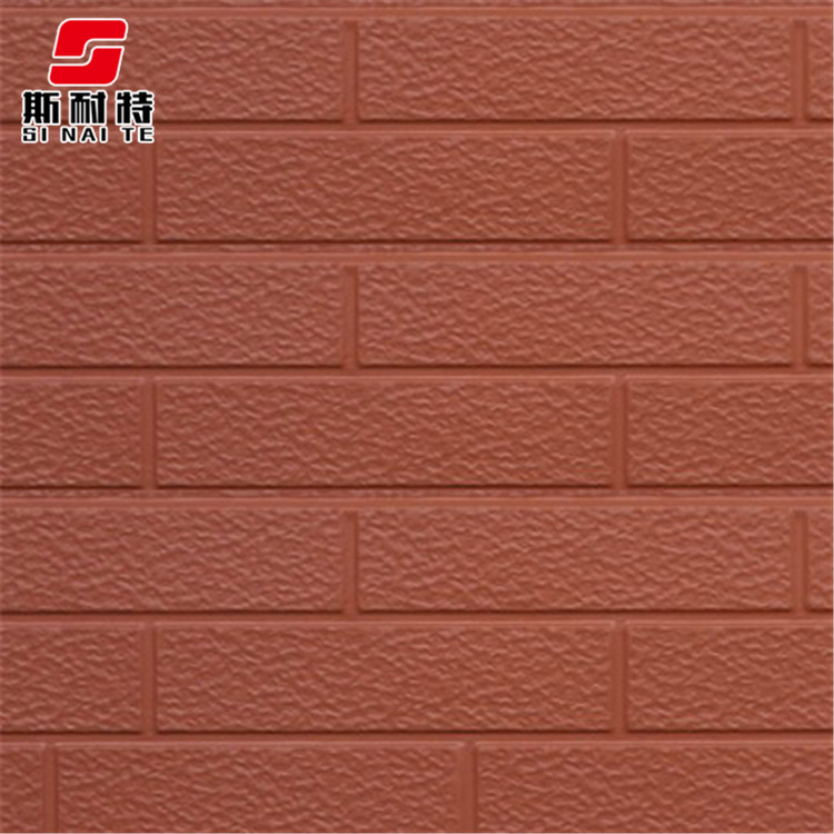 Light steel villa with brick plate exterior wall plate fast-fitted outdoor waterproof decorative metal carving panel insulation plate