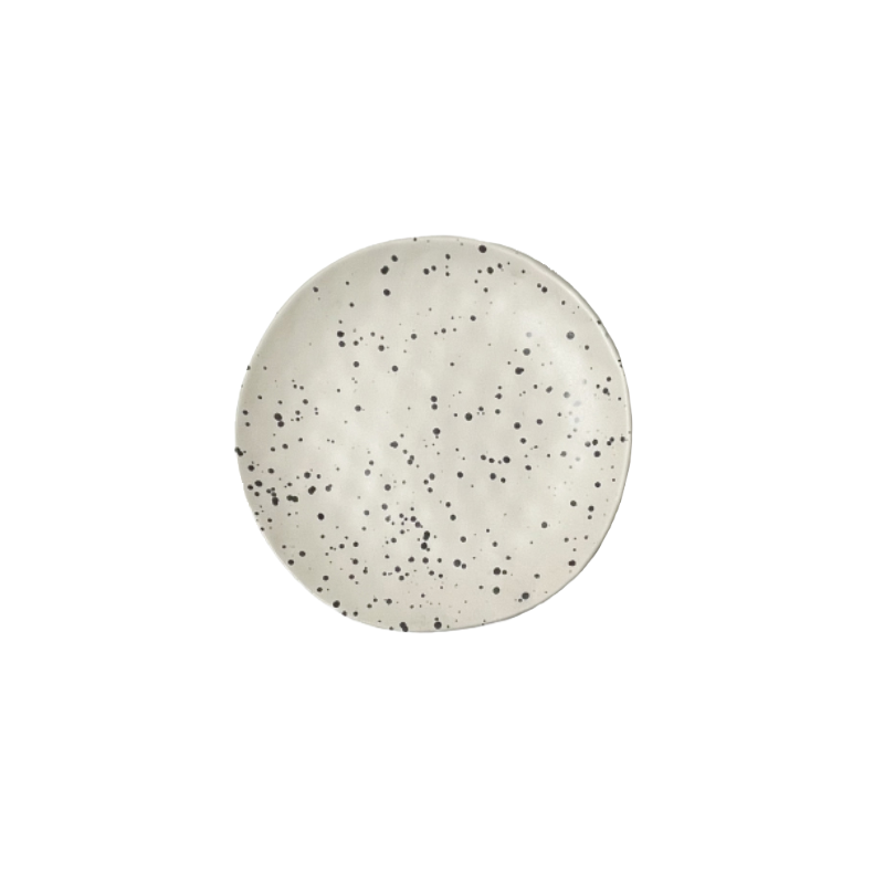Japanese ceramic dinner plate, 8 inch