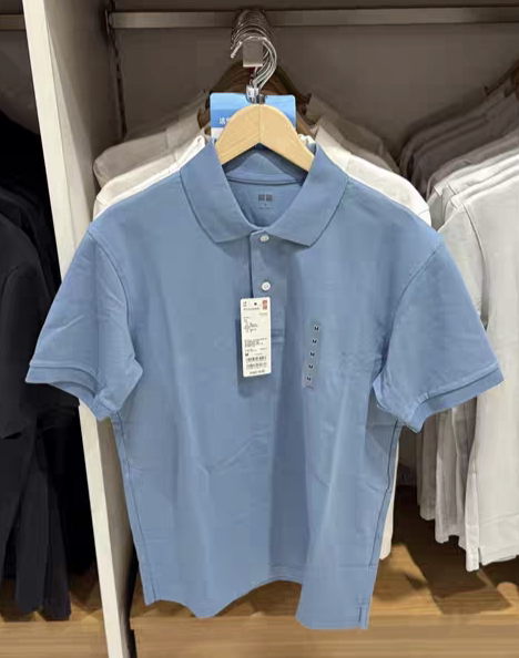 Uniqlo 477155 Men's and Women's Quick-Drying Polo Shirt Casual Commuting Short-Sleeve T-Shirt