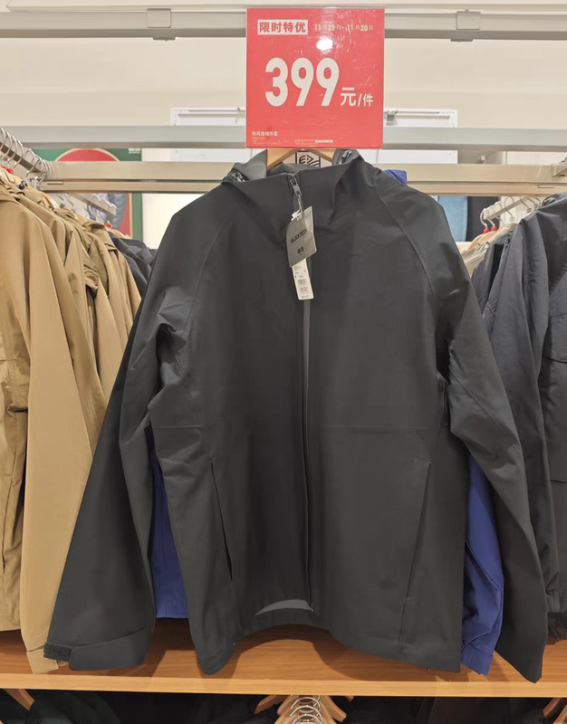Uniqlo 478229/470044 Men's Blocktech Hooded Functional Jacket