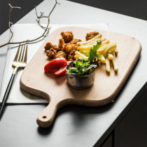 Solid wood tray Household pizza board Cutting board Cutting board Kitchenware Baking utensils Bread board Cutting fruit Sushi cutting board