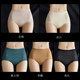 Japanese high-waisted underwear for women's summer thin lace belly-controlling butt-lifting triangle shorts sexy and seductive seamless antibacterial crotch