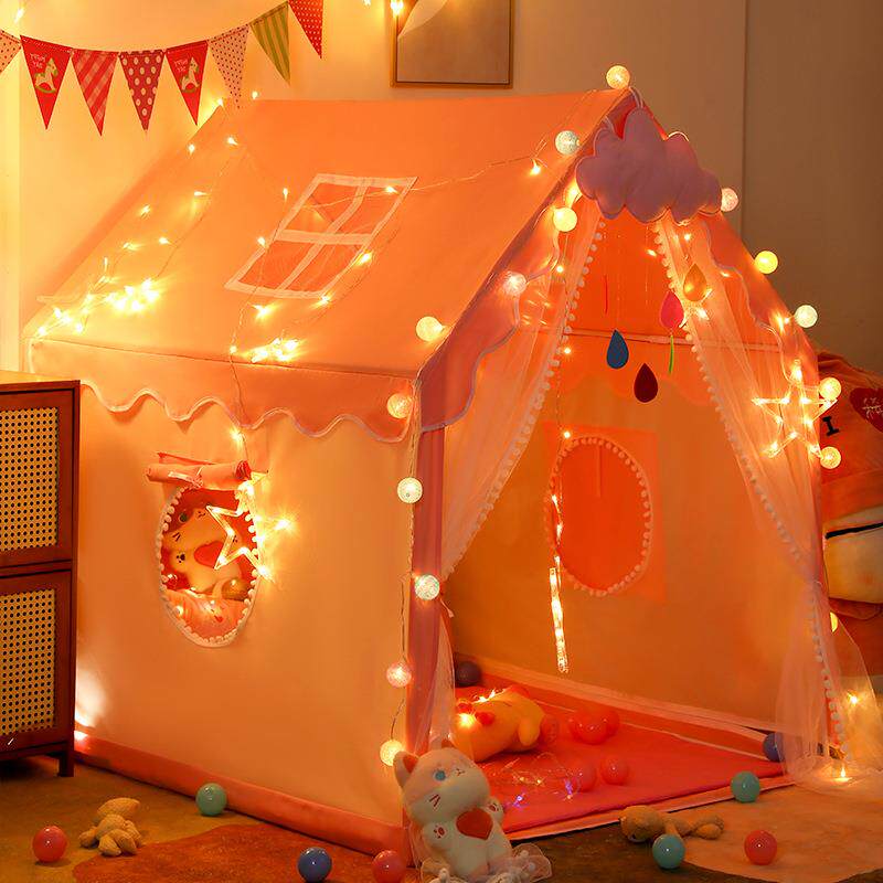 Children Tent Play House Indoor Ultra Large House Princess Prince Playing With House Boy Girl Child Bed Tailor-Taobao