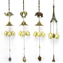New pastoral copper alloy wind chimes Buddhist hangings home door decorations tourist attractions metal bells decorative hangings