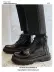 Giày nam 2020 mới mùa thu cao cấp giày cao cấp nền tảng giày da cao cấp của nam giới thời trang Martin boots của nam giới Phong cách Anh - Giay cao