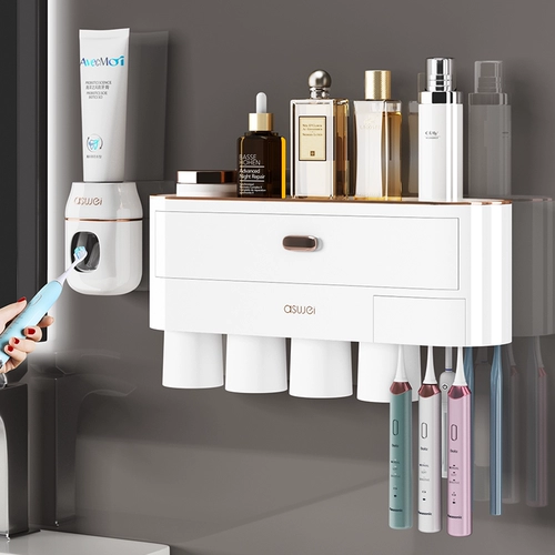 Зубная щетка, зубная паста, автоматическая детская система хранения, полностью автоматический