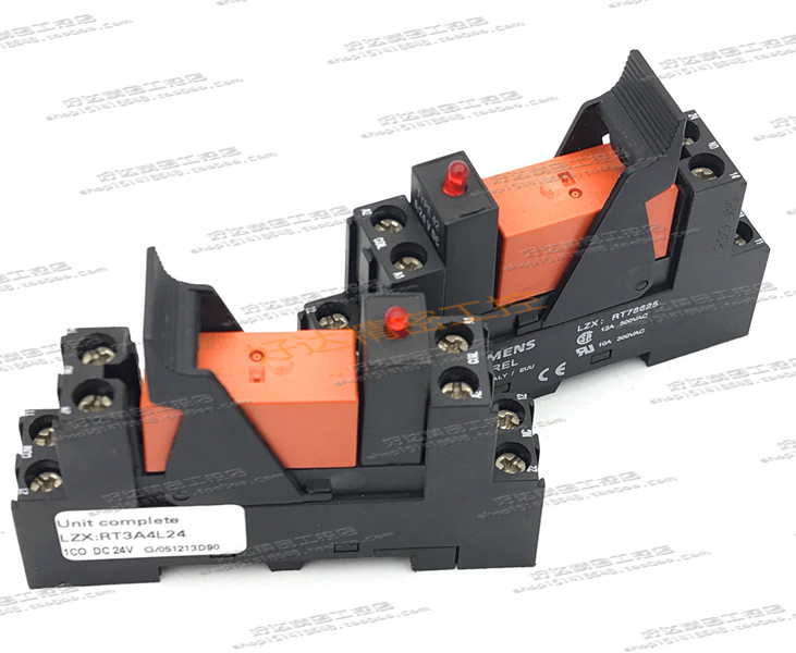 LZX: RT3A4L24 1CO DC24V Siemens SIEMENS plug-in relay complete set of equipment spot