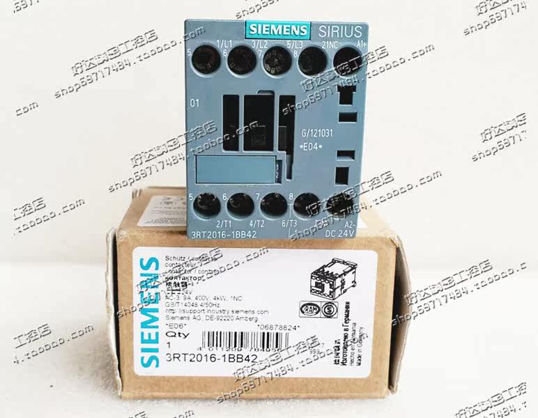Original imported German Siemens contactor 3RT2016-1BB42 24VDC spot new bargain