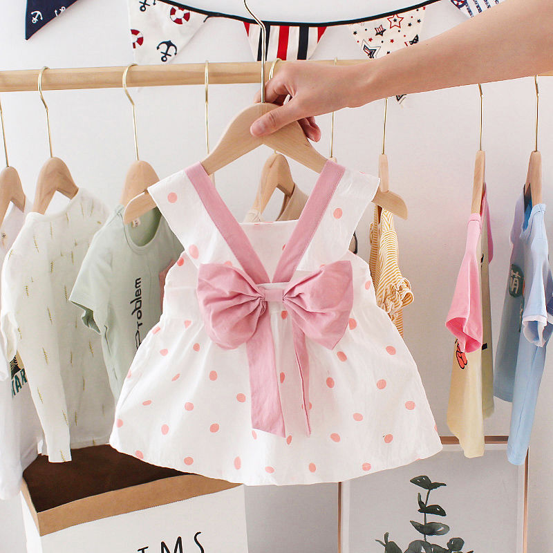 Mission Impossible & PinkBaby girl summer wear Children's wear 2020 new pattern baby summer skirt girl Princess Dress Foreign style girl Dress