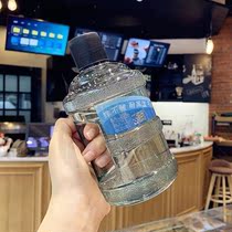 Novel strange-shaped cup creative design cute and funny mineral water bucket water cup sand sculpture easy to carry with you