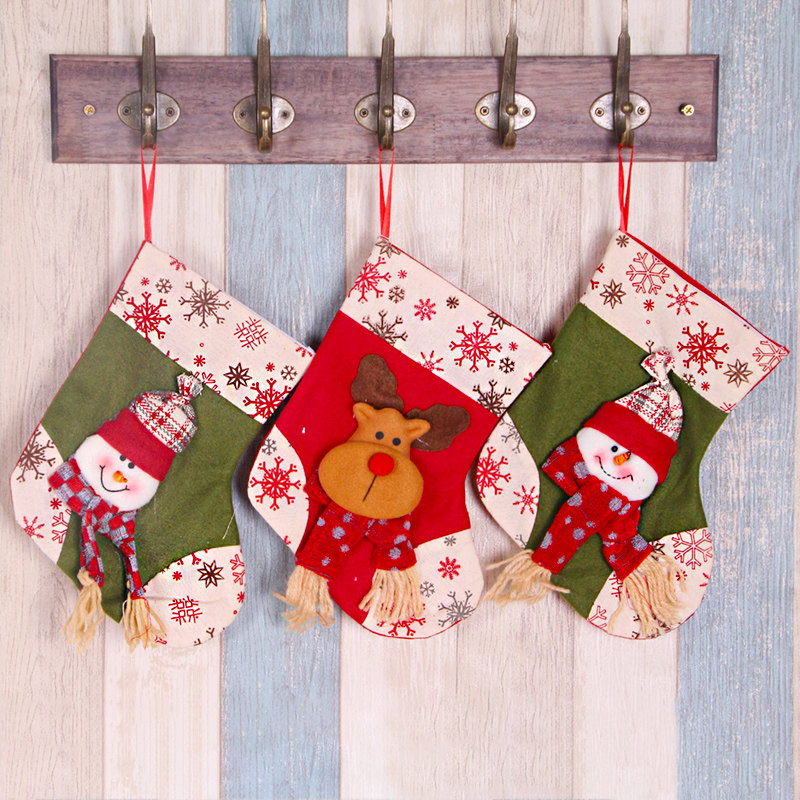 Christmas Socks Gift Bags Christmas Candy Gift Bags Christmas Tree Pendant Scenes Placement Of Christmas Old Man Socks