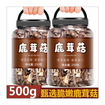 鹿茸菇干货500g干鹿茸菌特级菌类煲汤食材新鲜脆脆菇蘑菇香菇