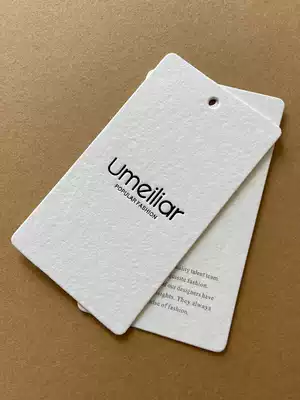 Van Loff tag custom women's clothing card trademark custom high-grade tag custom-made production listing printing