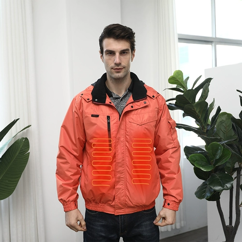 Дорожная демисезонная ветрозащитная утепленная куртка