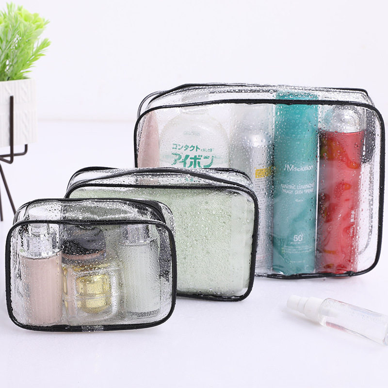 Large Capacity Makeup Bag Woman Portable Hand Travel Waterproof Transparent Wash Bag Cosmetics Skin-care Products Containing Bag