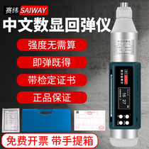 Saiwei rebound hammer Concrete strength detector Compressive strength integrated Chinese digital display digital concrete rebound hammer