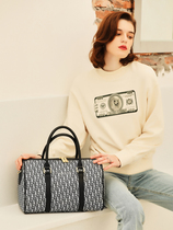 Travel bag temperament womens bag 2020 new trendy Boston shoulder bag fashion large-capacity hand-held messenger bag