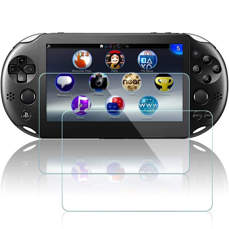 Подходит для Sony PSV2000 PSV1000 PS5 стильная игровая консоль высокоуглеродистый закалённое стекло пленка защита экрана PlayStation PS VITA 2000 взрывозащищенная защитная плёнка экрана