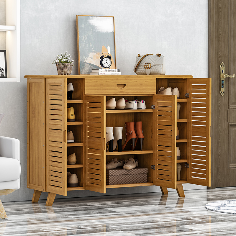 Simple shoe rack home door indoor good-looking storage simple modern dust-proof high legs easy to clean multi-layer shoe cabinet