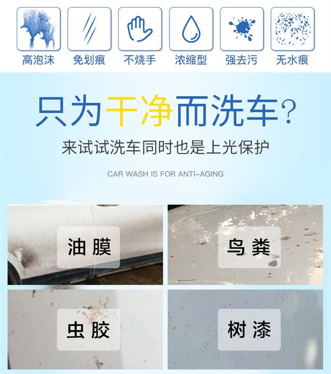 Chất lỏng rửa xe sơn phủ đặc biệt dành cho kính xe hơi màu trắng nước sáp tẩy rửa khử nhiễm mạnh mẽ chất tẩy rửa xe ô tô cao bọt trắng - Sản phẩm làm sạch xe