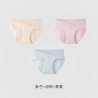 [3 полосы 3 штук] Модальный ланцзин [цвет кожи+порошок наложницы+туман синий]