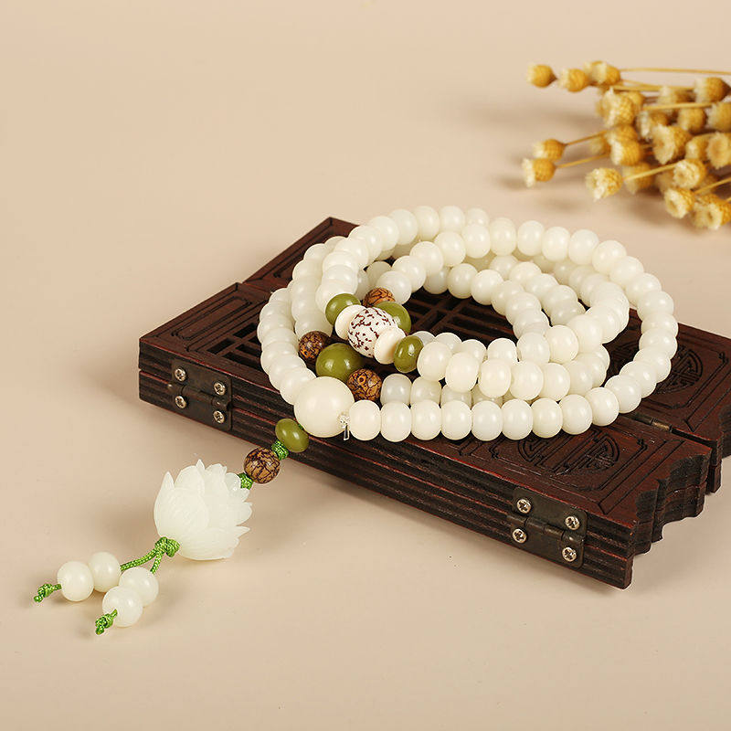 Tong Sheng (jewelry)natural Bodhi child multi-circle 108 Buddha beads hand string sweater chain dual-use model for women