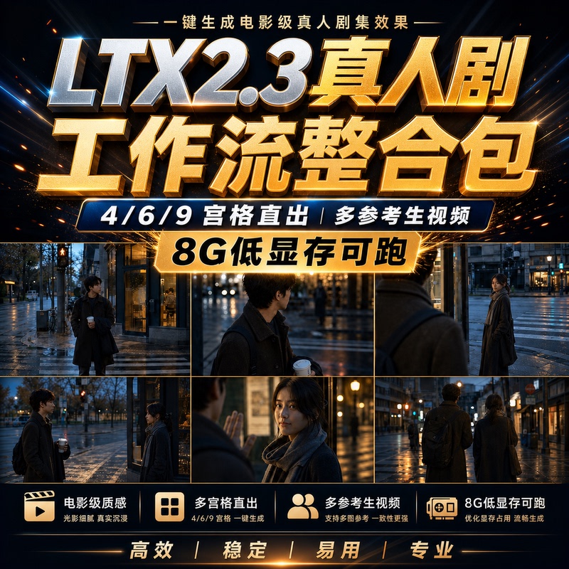 Ai Live-Action Drama Workflow Ltx2.3 Multi-Grid Director's Console Ai Comic Drama Production Comfyui Multi-Image Video Generation Ai Live-Action Drama Workflow Ltx2.3 Multi-Grid Director's Console Ai Comic Drama Production Comfyui Multi-Image Video Generation