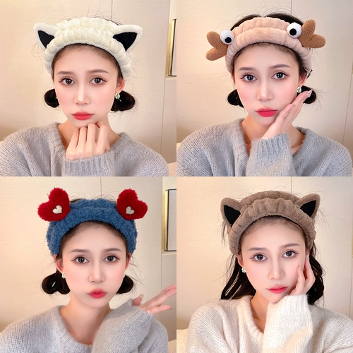 Зимняя повязка на голову, ободок для умывания, демисезонная маска для лица, шпильки для волос