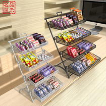 Supermarket cash register chewing gum display display stand bar snacks betel nut rack desktop small betel nut display