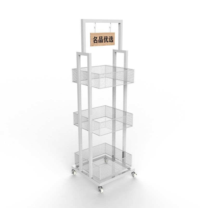 Supermarket small shelf pharmacy pharmaceutical display rack mall multi-function snack shelf convenience store promotion