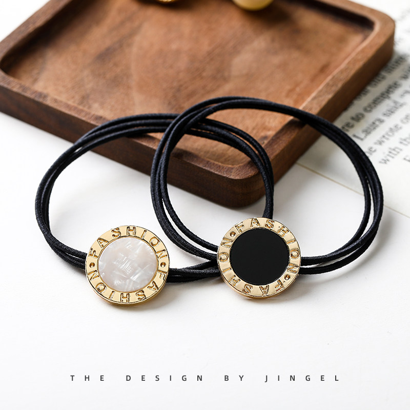 Four-Leaf Clover Hair Tie for Women, Summer 2025 New Style, High-End Hair Band, Elastic Hair Tie for Ponytail, Hair Accessory