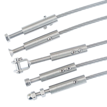 钢丝绳锁扣 卡扣锁头固定 护栏钢丝收紧接线紧线器松紧调节器配件