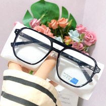 Little Red Book super light retro myopia glasses female polygon can be equipped with degree glasses frame plain net red frame male tide