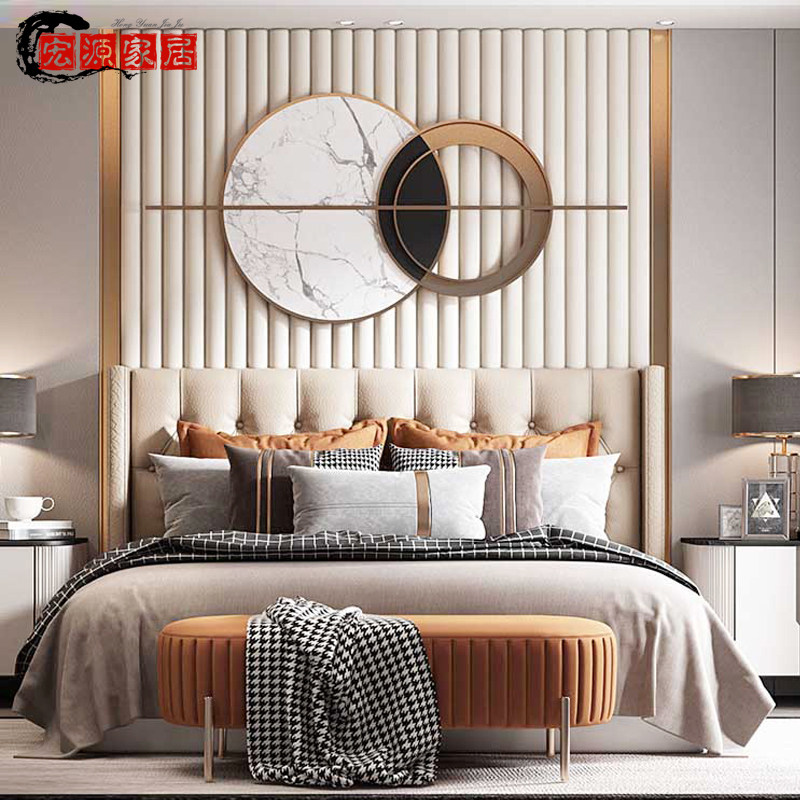Nordic Light Lavish Sofa Background Wall Decoration Dining Room Genguan Wall Decoration Hanging designer Tongan metal decorations