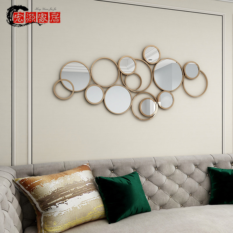 Living room Bedroom sofa Background wall Wall Decoration Hanging designer Identical Style Board Room Soft Clothing Iron Art Wall-mounted