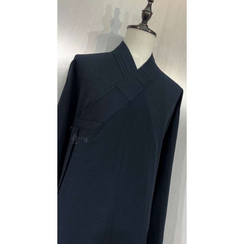 Cixinyuan Summer Monk Robe, Wrinkle-Resistant Hemp Linen Coat, Breathable and Drapey, Lay Meditation Hall Robe Cixinyuan Summer Monk Robe, Wrinkle-Resistant Hemp Linen Coat, Breathable and Drapey, Lay Meditation Hall Robe