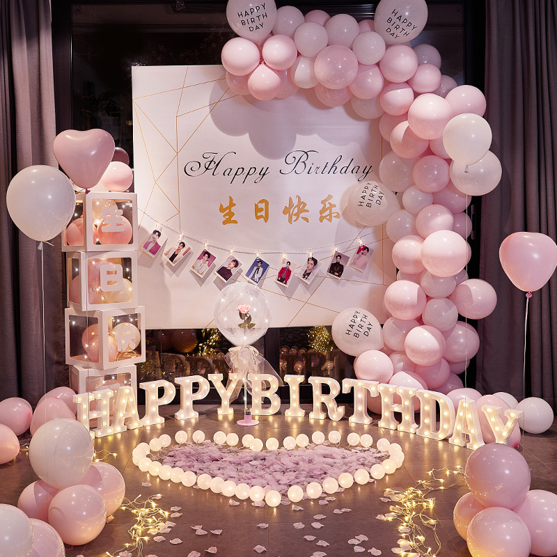 Proposal Birthday props Romantic surprise Creative supplies Scene decoration Confession artifact Decoration room Indoor bedroom