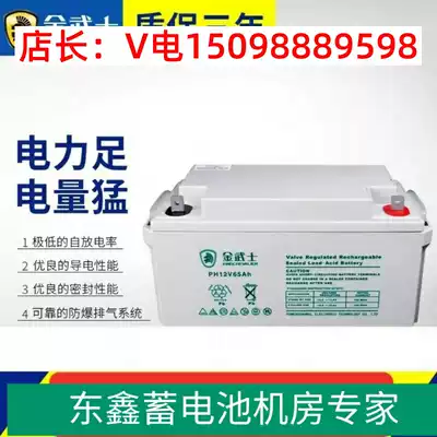 Golden Samurai battery UPS 12V65AH maintenance-free lead-acid battery access control night market warranty for three years