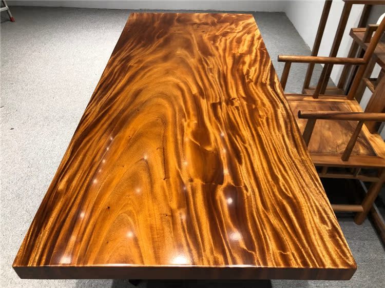 Size: 195*87*6 5 walnut big board solid wood log tea table tea table tea table office conference table dining table