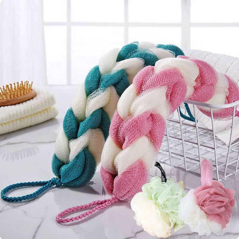 Bath ball strip bath Bar rubbing bath towel Adult rubbing back bath towels Mighty Pull Back Bar Rubbing Mud Bath deviner