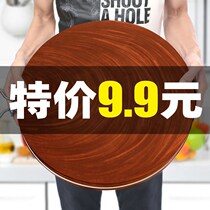 Vietnam Iron Wood Cutting Board Solid Wood Round Chopping Board Kitchen Cut Cutting Board Home Case Board Whole Wood Large Panel Big-size Knife Board