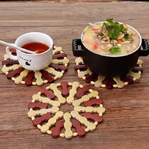  Mat Dish Mat Dish Mat Dish Mat Insulation Mat Meal Tabletop Saucepan Mat Home Soup Bowl Minima Cup Mat Bowl Mat Burn