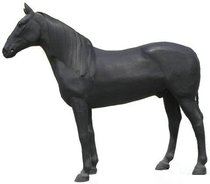 Model Mamama horses simulation horse 1: 1 model High simulation black brown