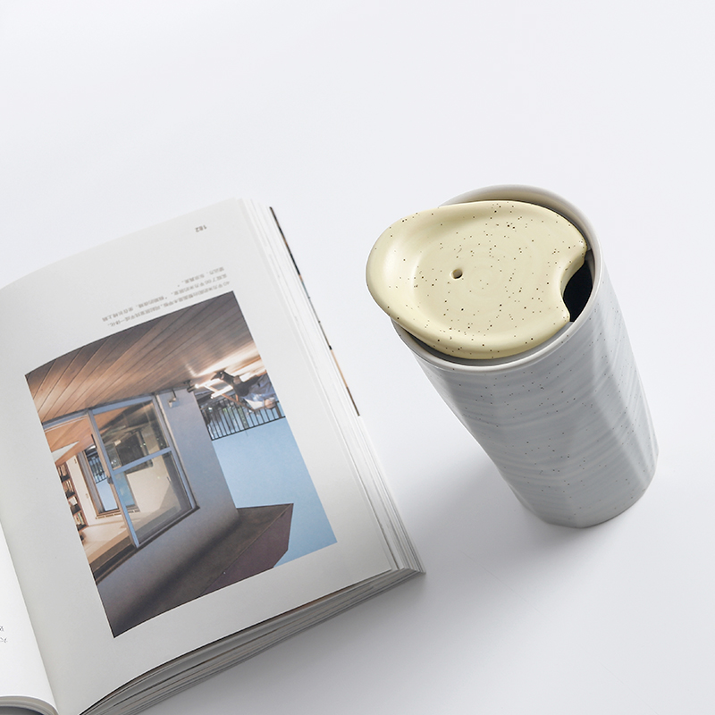 The Original double ceramic good nest with a cup of portable heat hot water pure color coffee cups with cover not mugs