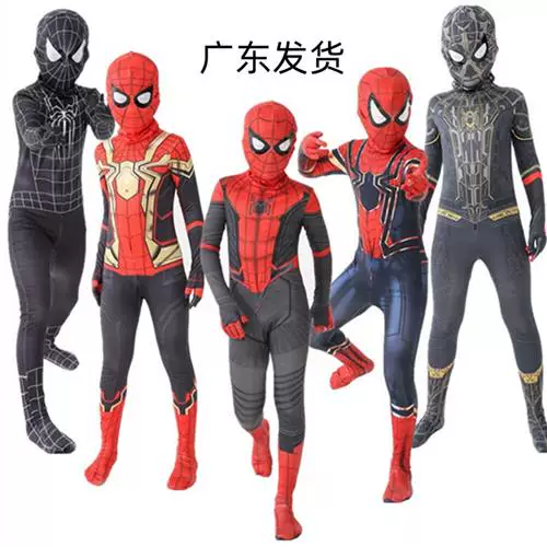 [Spiderman Tights Jumpsuit Childrens Halloween costume]
