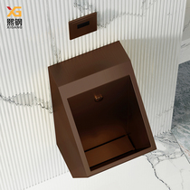 Xi steel stainless steel small poop bar toilet hanging wall type induction urinal urinating trough men special urinals