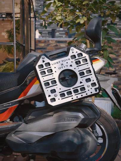 宝马摩托C400GT原装位专用边包支架挂载工具箱备用油桶防水边包