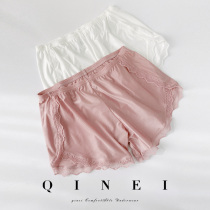 Japanese lace safety pants womens anti-light without curling loose outer wear Japanese ice silk summer thin bottoming shorts