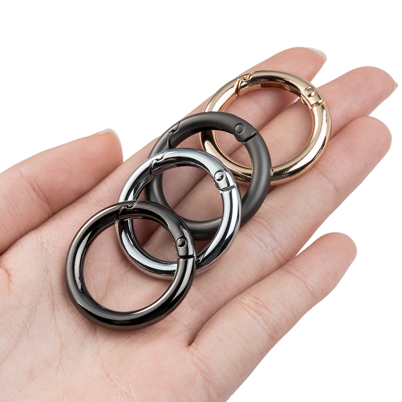 Thickened Open-Ended Key Ring Keychain Pendant Accessories Spring Ring Book Bag Keychain DIY Decoration Materials