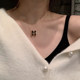 Hermes H Necklace Women's Summer Counter Genuine Pendant Necklace 2023 New Hot Style